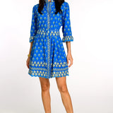 Frances Dress -Tulip Blue