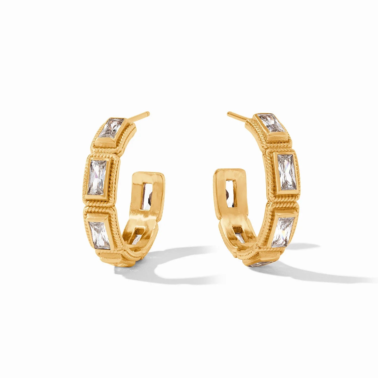 Baguette Hoop Earring