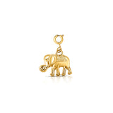 Hattie Elephant Charm -Gold