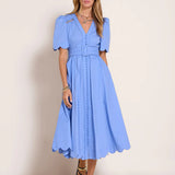Euphoria Long Dress -Vista Blue