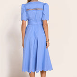 Euphoria Long Dress -Vista Blue