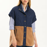 Cassidy Quilted Shearling Vest