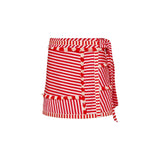 Bay Skirt -Poppy Stripe