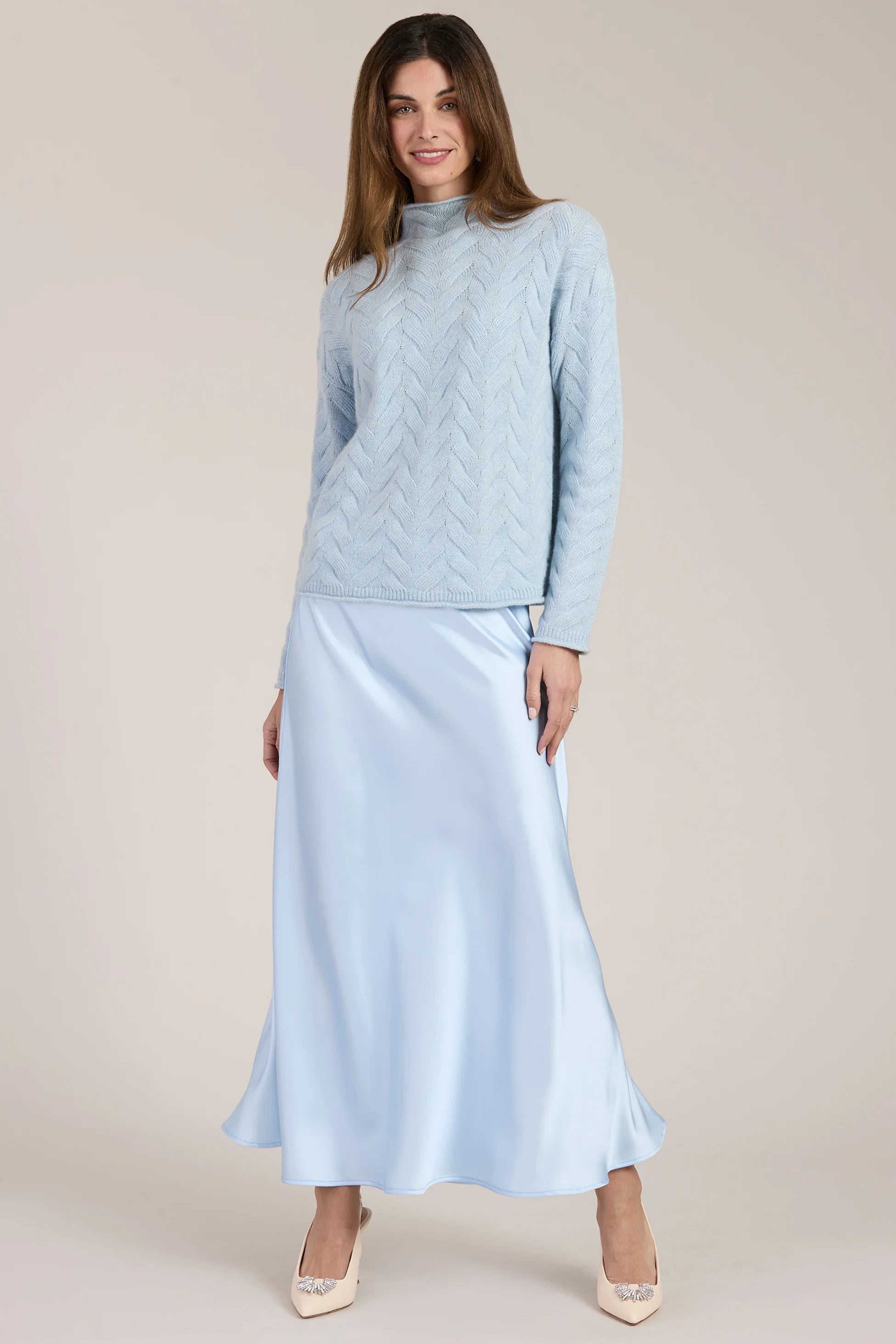 Edie Bias Cut Skirt