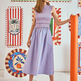 Louise Dress -Beach Stripe