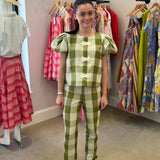 Isabella Top in Gingham