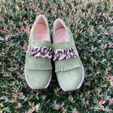 Carly Matcha Green Sneakers