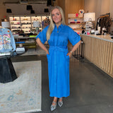 Charlotte Dress -French Blue