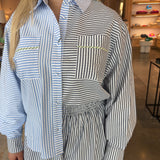 Hudson Shirt -Croquet Stripe