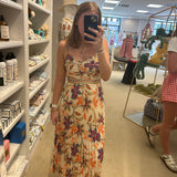 Dayna Dress in Stitched Flower