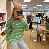 Green and Grey Optimist Sweater