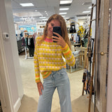 Yellow Blossom Sweater