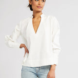 Freya Top -White