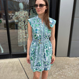 Tropic Safari Dress -Green