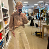 Didi Blouse in Taupe