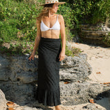 Black Eyelet Sarong