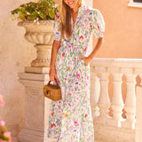 Birdie Dress -Multi Wildflower