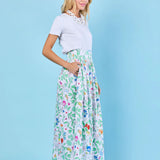 Lillian Skirt -Multi Wildflower