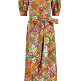Rita Wrap Dress in Tahiti