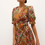 Rita Wrap Dress in Tahiti