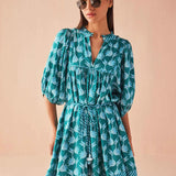 Wren Mini Dress in Nicobar