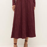 Sasha Skirt-Merlot