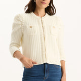 Liza Cotton Blend Knit Jacket