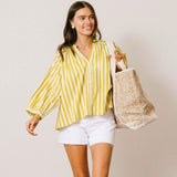 Ochre Daydreamer Lucia Top