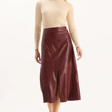 Phoebe Vegan Leather Skirt