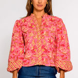 Emily Top in Grandeur Cherry