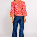 Emily Top in Grandeur Cherry