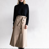 High Waisted Wrap Skirt