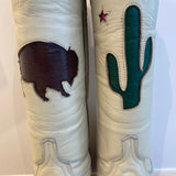 The Laramie Boot -Sand Buffalo/Cacti