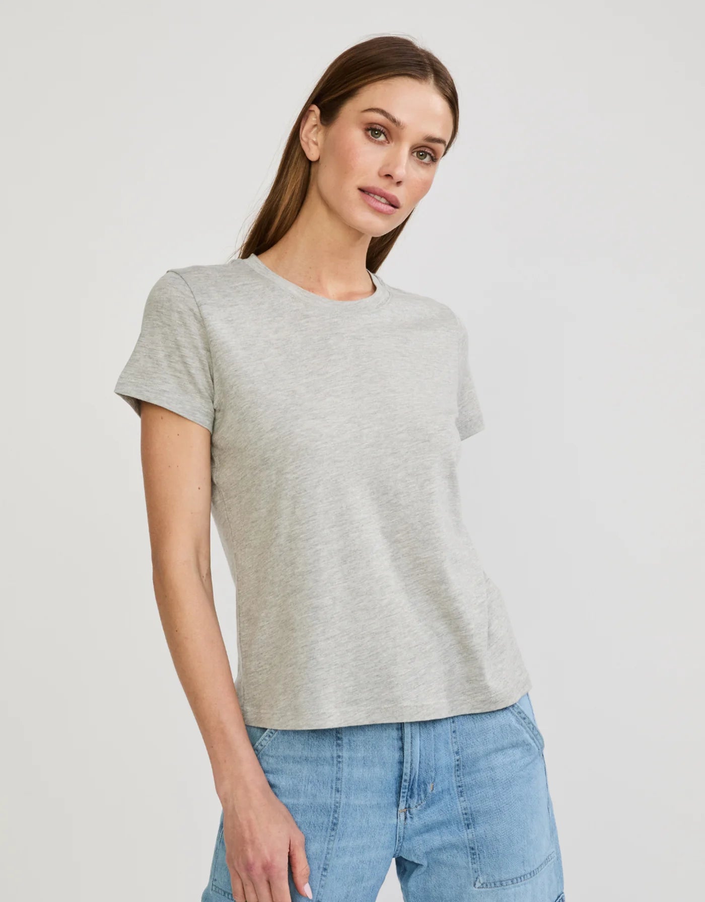 Charlotte Crew Neck -White