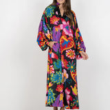 Fiona Dress in Midnight Garden