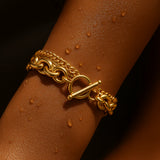 Nila Double Chain Bracelet