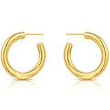 Flora Medium Hoop Earrings