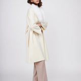 Fur Shaw Collar Cashmere Coat
