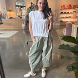 T-Shirt with Gathered Hem