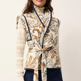 Bowie Vest in Trinity Paisley