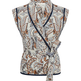 Bowie Vest in Trinity Paisley