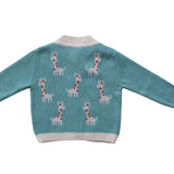 Giraffe Knit Baby Cardigan