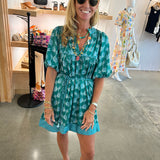 Wren Mini Dress in Nicobar