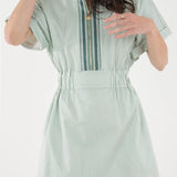 Pullover Dress in Feldspar Stripe