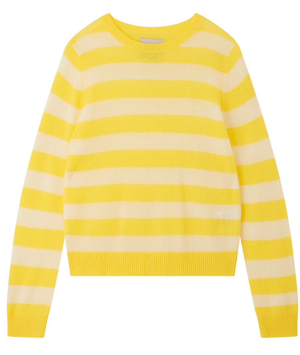 Cashmere Stripe Crew