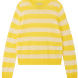 Cashmere Stripe Crew