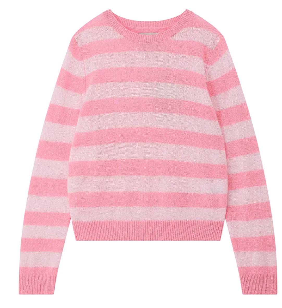 Cashmere Stripe Crew