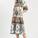 Sloane Mosaic Midi Dress