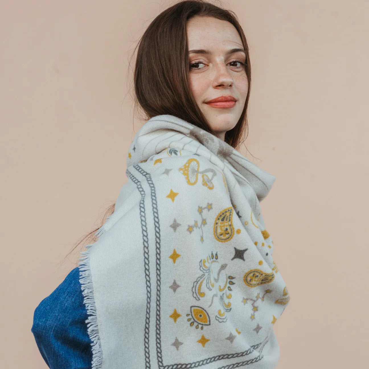 Cosmic Rodeo Cashmere Wrap