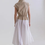 Vestido Bicolor Sleeveless Dress